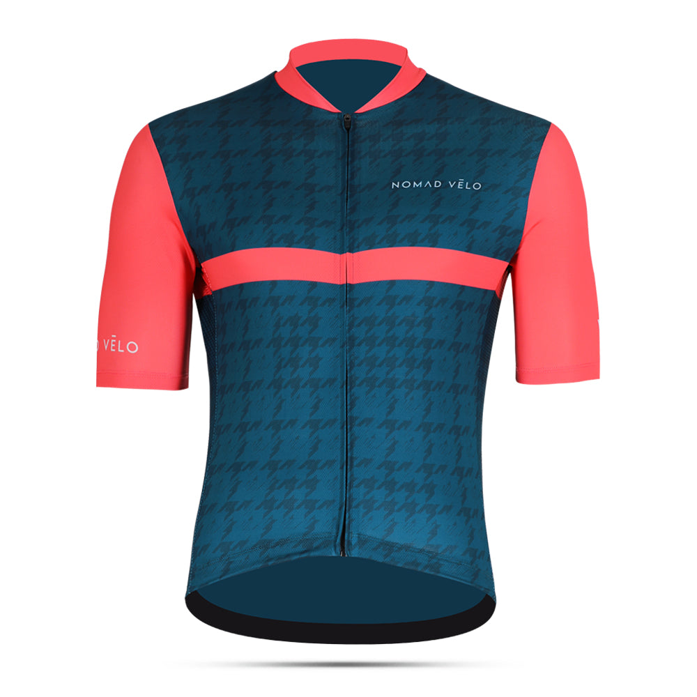 Maglia da ciclismo fluorescente al neon – Vestibilità aerodinamica ad alta visibilità per velocità e sicurezza | Nomad Vélo