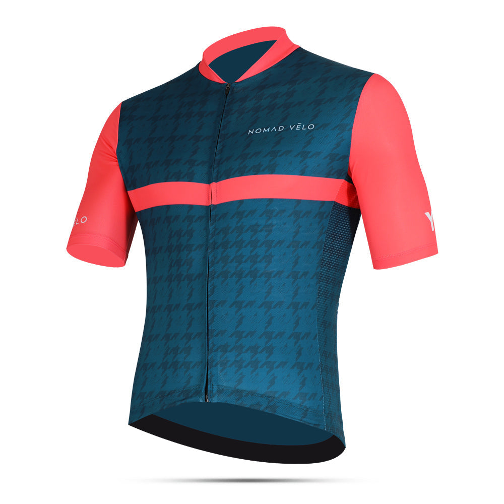 Maglia da ciclismo fluorescente al neon – Vestibilità aerodinamica ad alta visibilità per velocità e sicurezza | Nomad Vélo