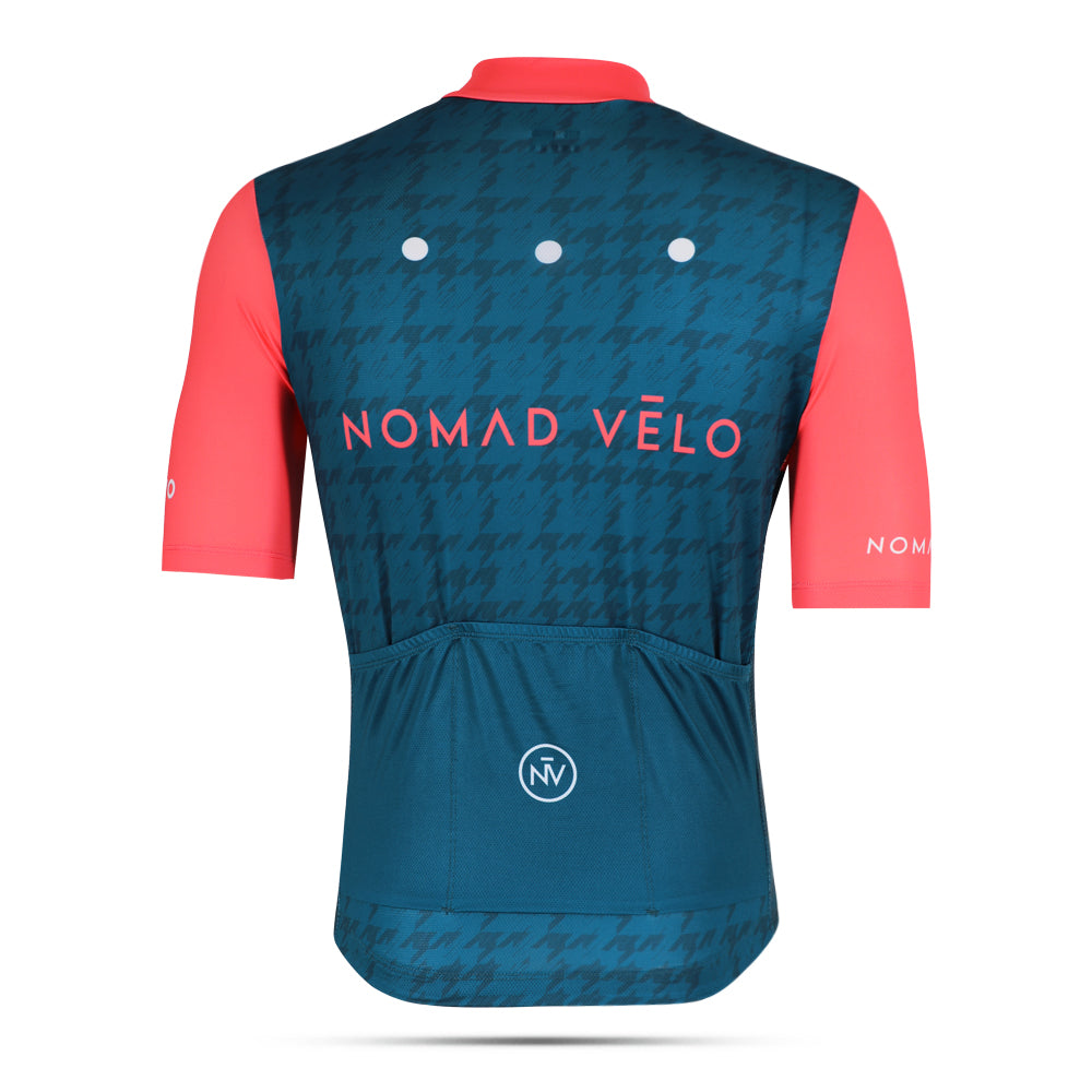 Maglia da ciclismo fluorescente al neon – Vestibilità aerodinamica ad alta visibilità per velocità e sicurezza | Nomad Vélo