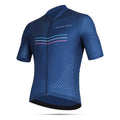 Maglia da ciclismo blu navy da campionato – Vestibilità aerodinamica per velocità e comfort | Nomad Vélo