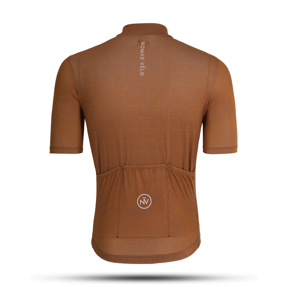 Maglia da ciclismo neutra Camel – Vestibilità aerodinamica per il massimo comfort nelle giornate calde | Nomad Vélo