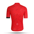 Maglia da ciclismo vermiglio arancione brillante – Vestibilità aerodinamica per gli allenamenti estivi | Nomad Vélo