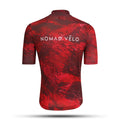 Maglia da ciclismo Vinous rosso scuro – Vestibilità professionale per le corse su strada ad alte prestazioni | Nomad Vélo