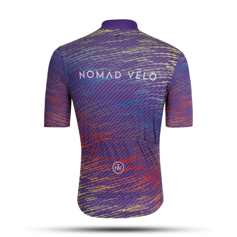 Maglia da ciclismo Spectrum colorata – Vestibilità aerodinamica per pedalate estive veloci | Nomad Vélo