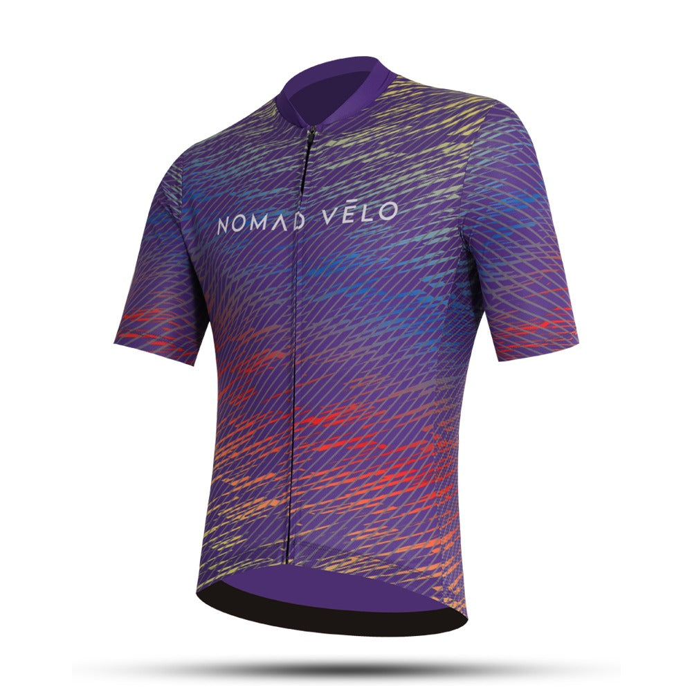 Maglia da ciclismo Spectrum colorata – Vestibilità aerodinamica per pedalate estive veloci | Nomad Vélo