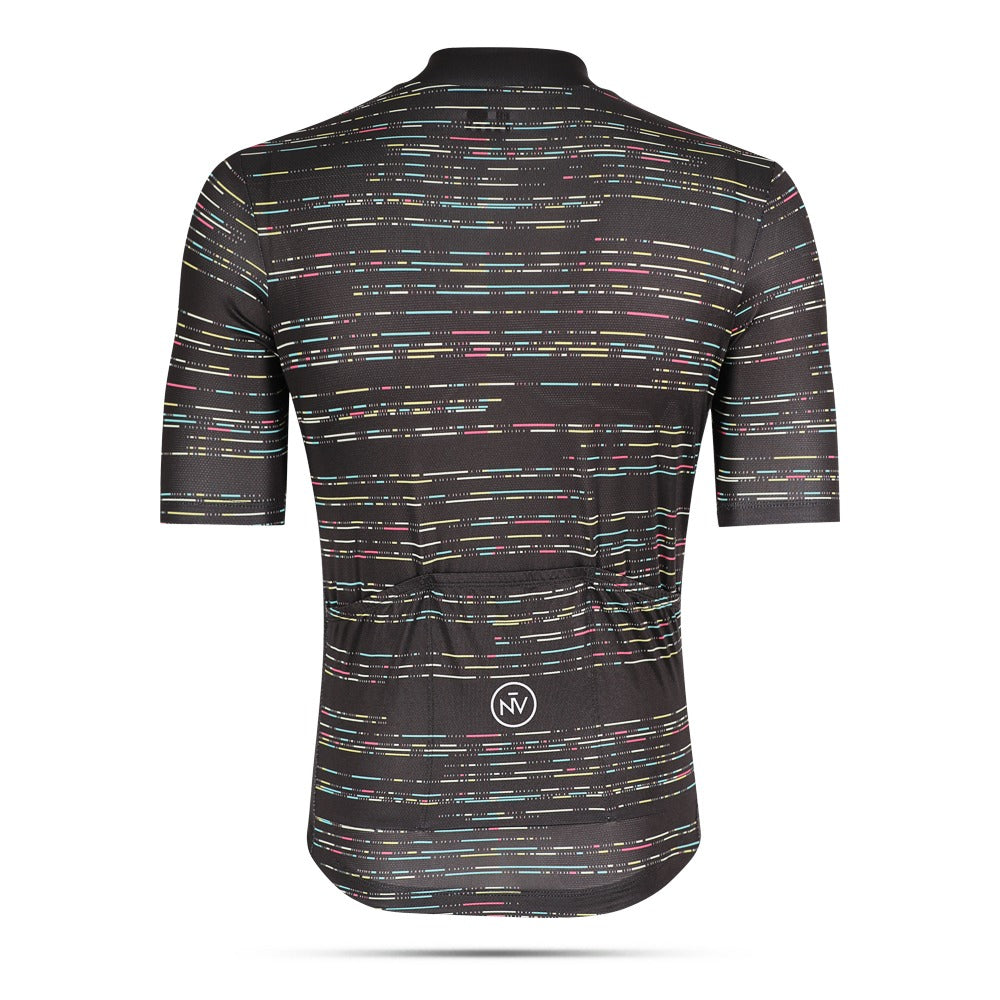 Maglia da ciclismo Binary – Vestibilità aerodinamica con grafica per prestazioni elevate nel ciclismo su strada | Nomad Vélo
