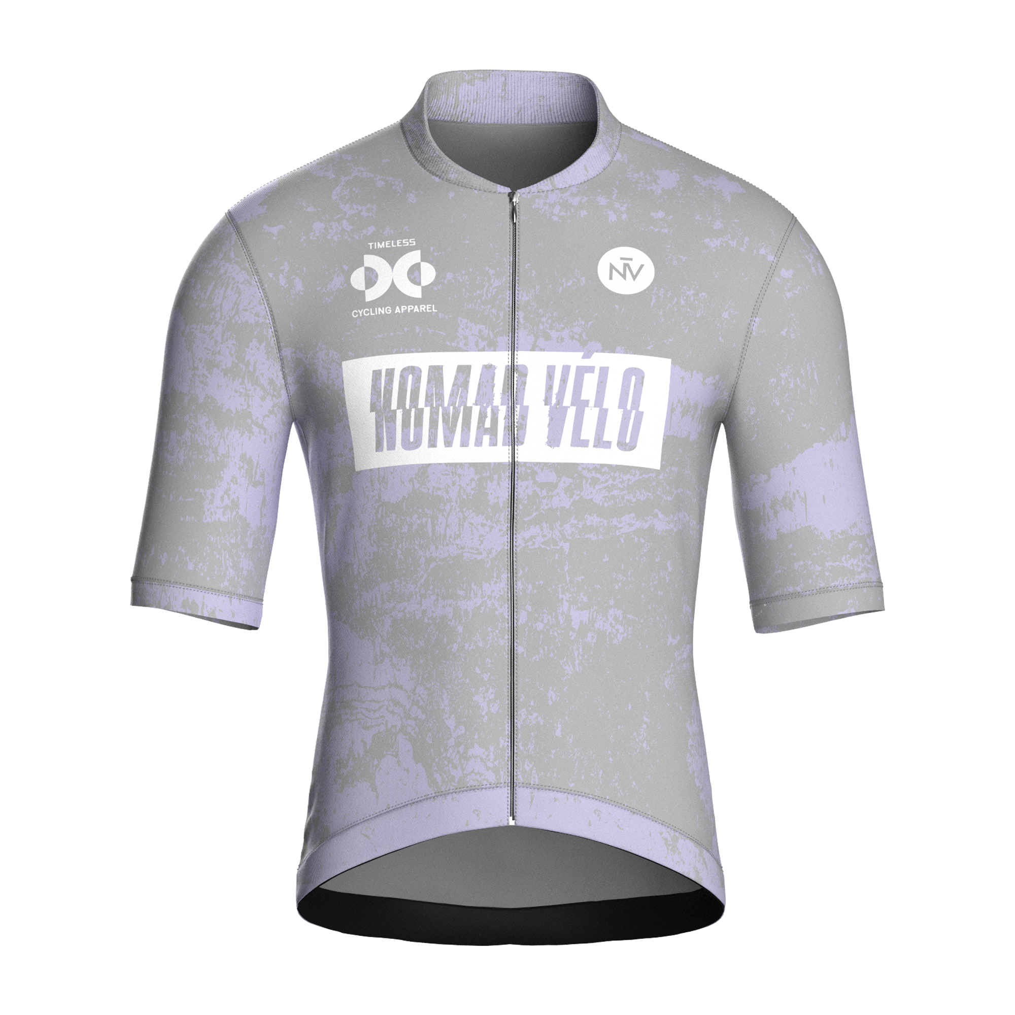Maglia a maniche corte grigia brutale | Nomad Velo