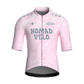 Maglia a maniche corte rosa Coco | Nomade Velo
