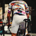 Pantaloncini con bretelle Nomad bianchi