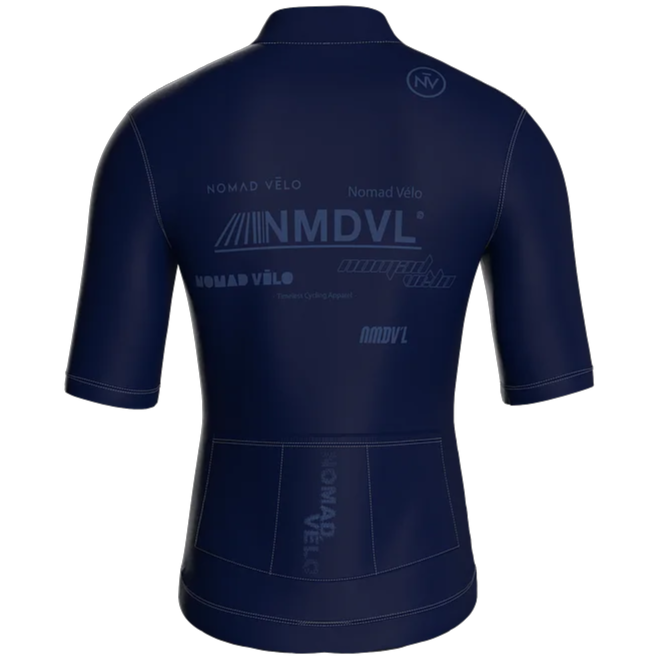 Maglia a maniche corte Element blu scuro | Nomad Vélo