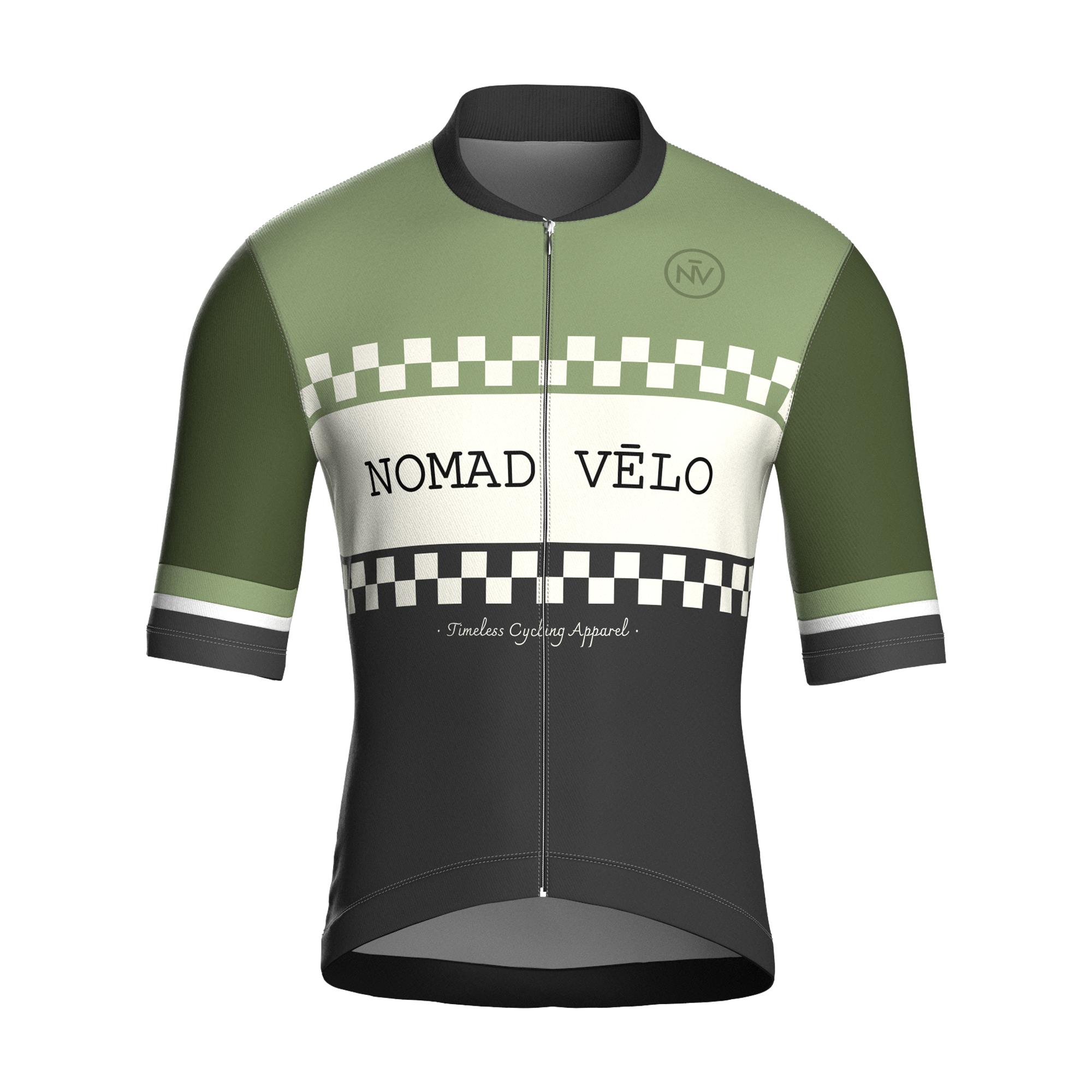 Maglia a maniche corte Classic Forest | Nomad Vélo