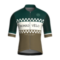 Maglia classica verde a maniche corte | Nomad Vélo