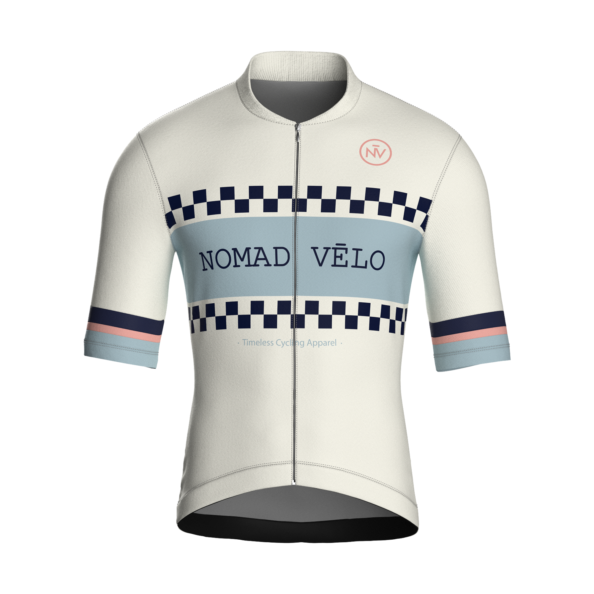 Maglia classica bianca a maniche corte | Nomad Vélo