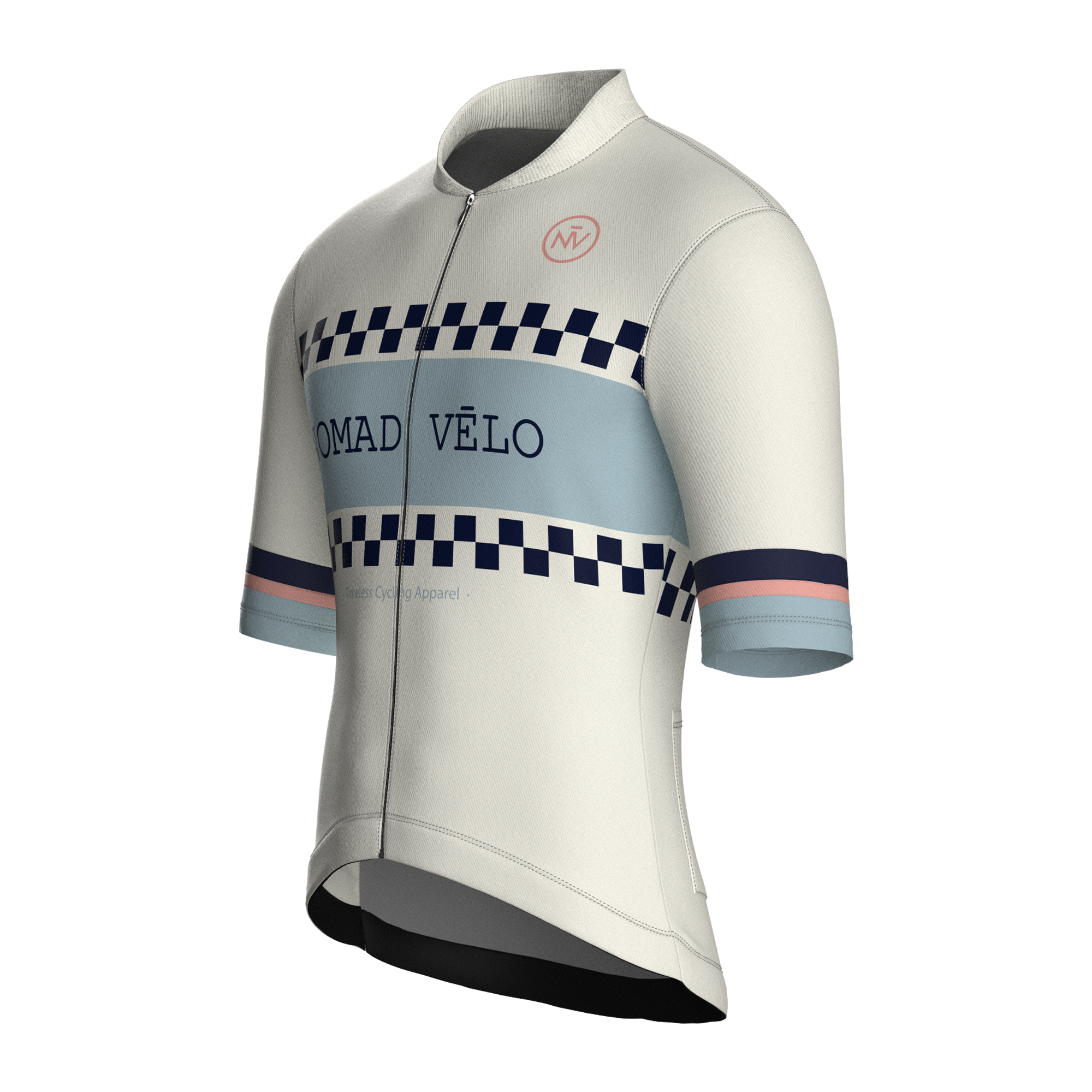 Maglia classica bianca a maniche corte | Nomad Vélo