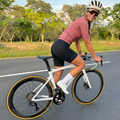Maglia da ciclismo Pure Rosewood a maniche corte, vestibilità da gara.