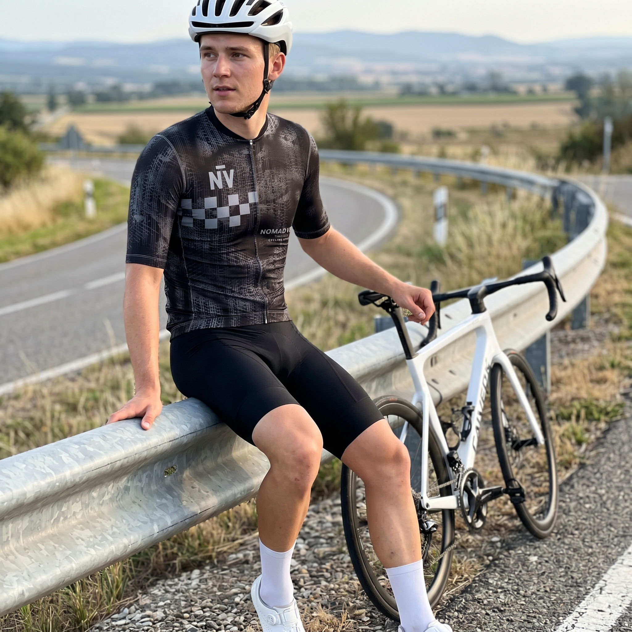 Maglia a maniche corte Race Obsidian | Nomad Velo