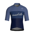 Maglia manica corta blu scuro minimal | Nomad Velo