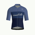 Maglia manica corta blu scuro minimal | Nomad Velo