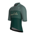 Maglia a maniche corte verde minimal | Nomad Vélo