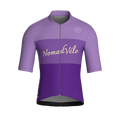 Maglia manica corta viola minimal | Nomad Velo