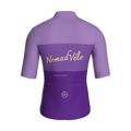 Maglia manica corta viola minimal | Nomad Velo