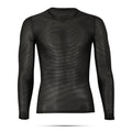 Intimo termico nero a maniche lunghe traspirante per ciclismo | Nomad Vélo