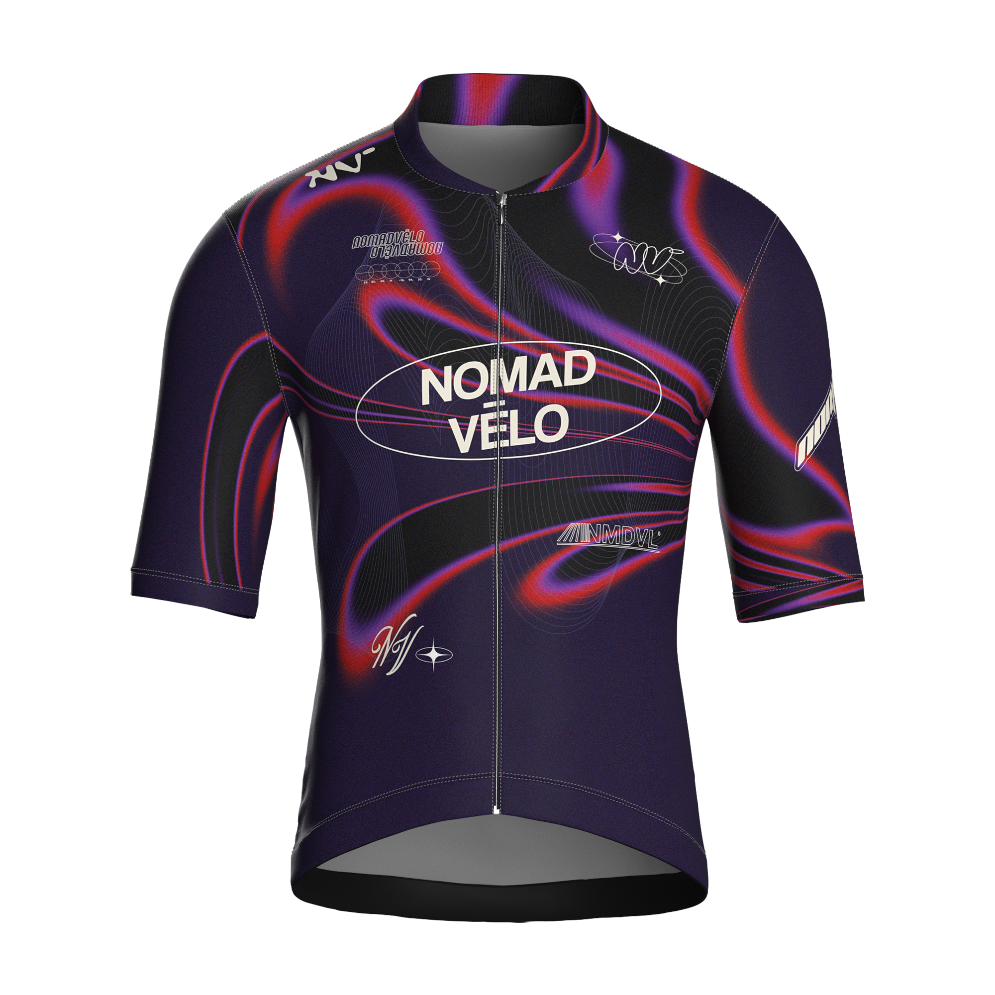 Maglia a maniche corte Futurist Blur | Nomad Vélo