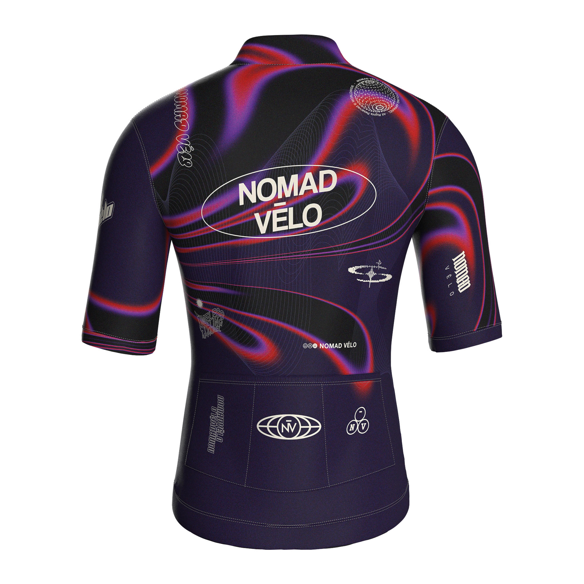 Maglia a maniche corte Futurist Blur | Nomad Vélo