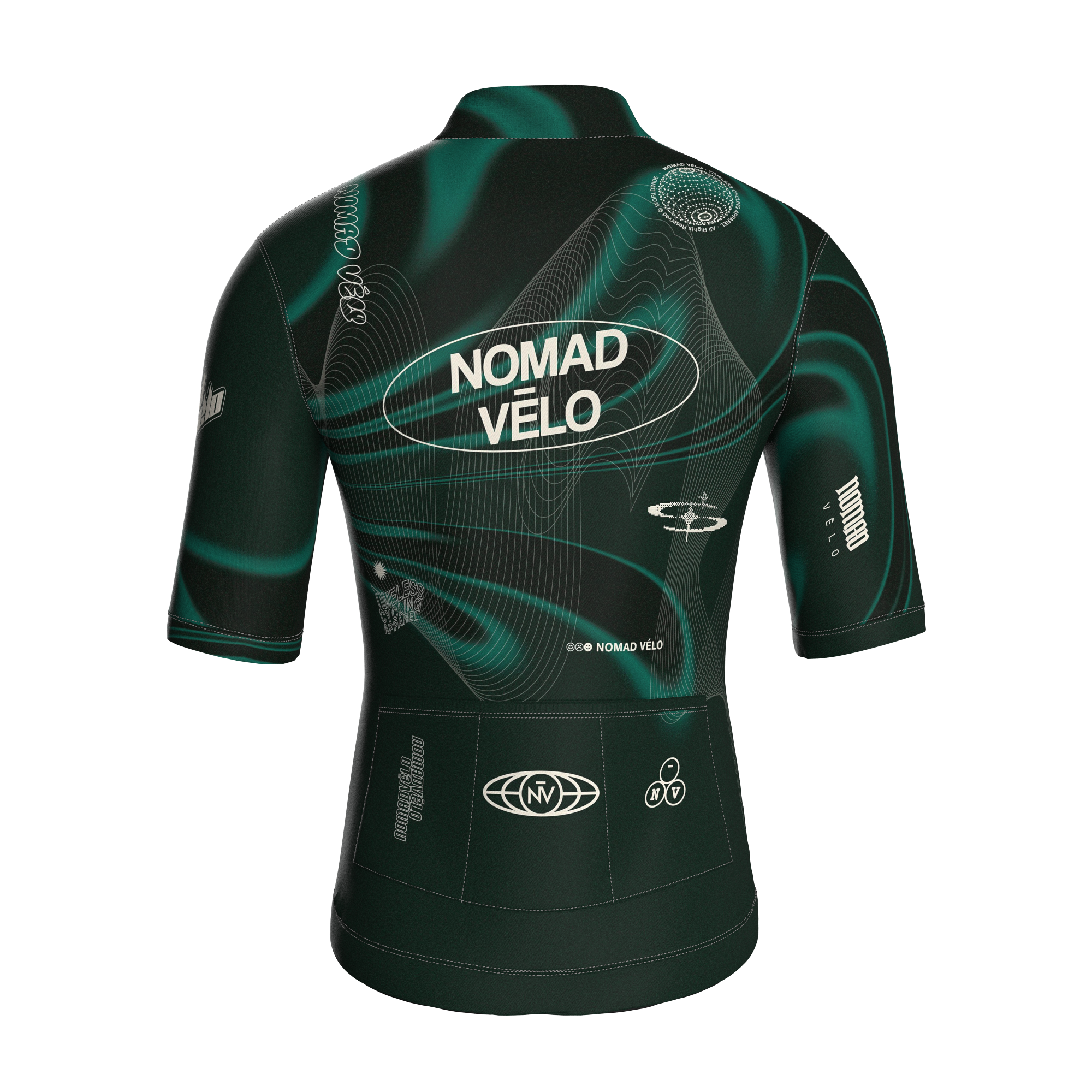 Maglia a maniche corte Futurist Dark | Nomad Vélo