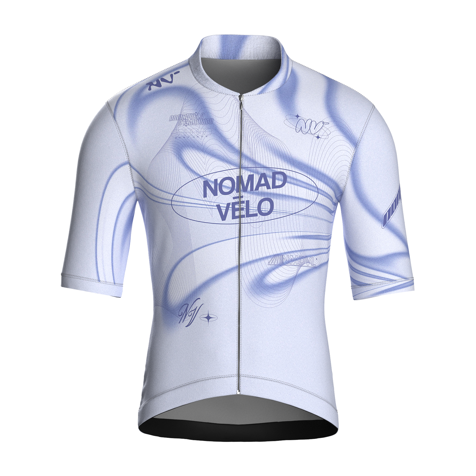 Maglia a maniche corte bianca Futurist | Nomad Vélo