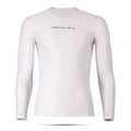 Base Layer bianco – Maglia a maniche lunghe traspirante, vestibilità slim da gara | Nomad Vélo