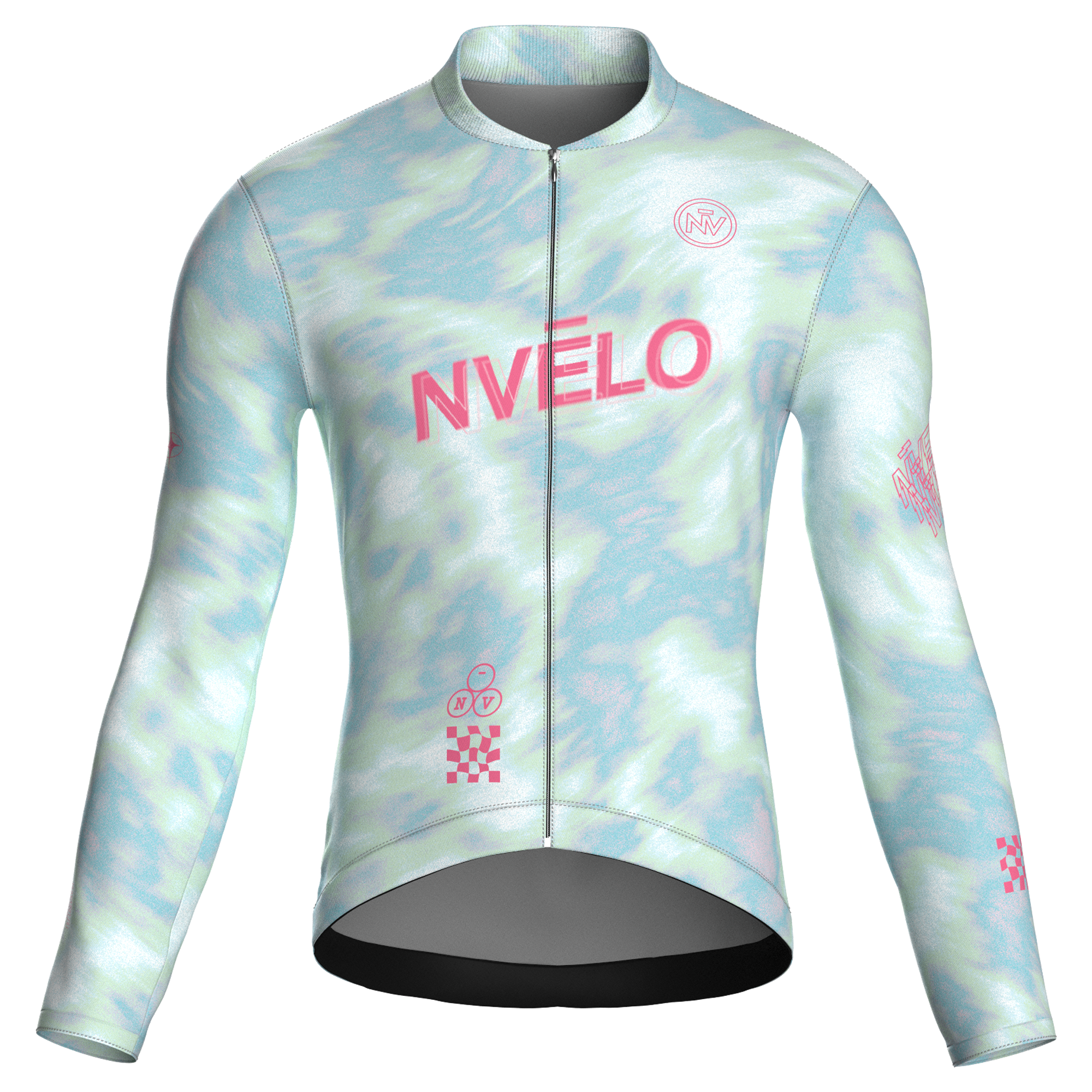 Maglia a maniche lunghe menta boreale