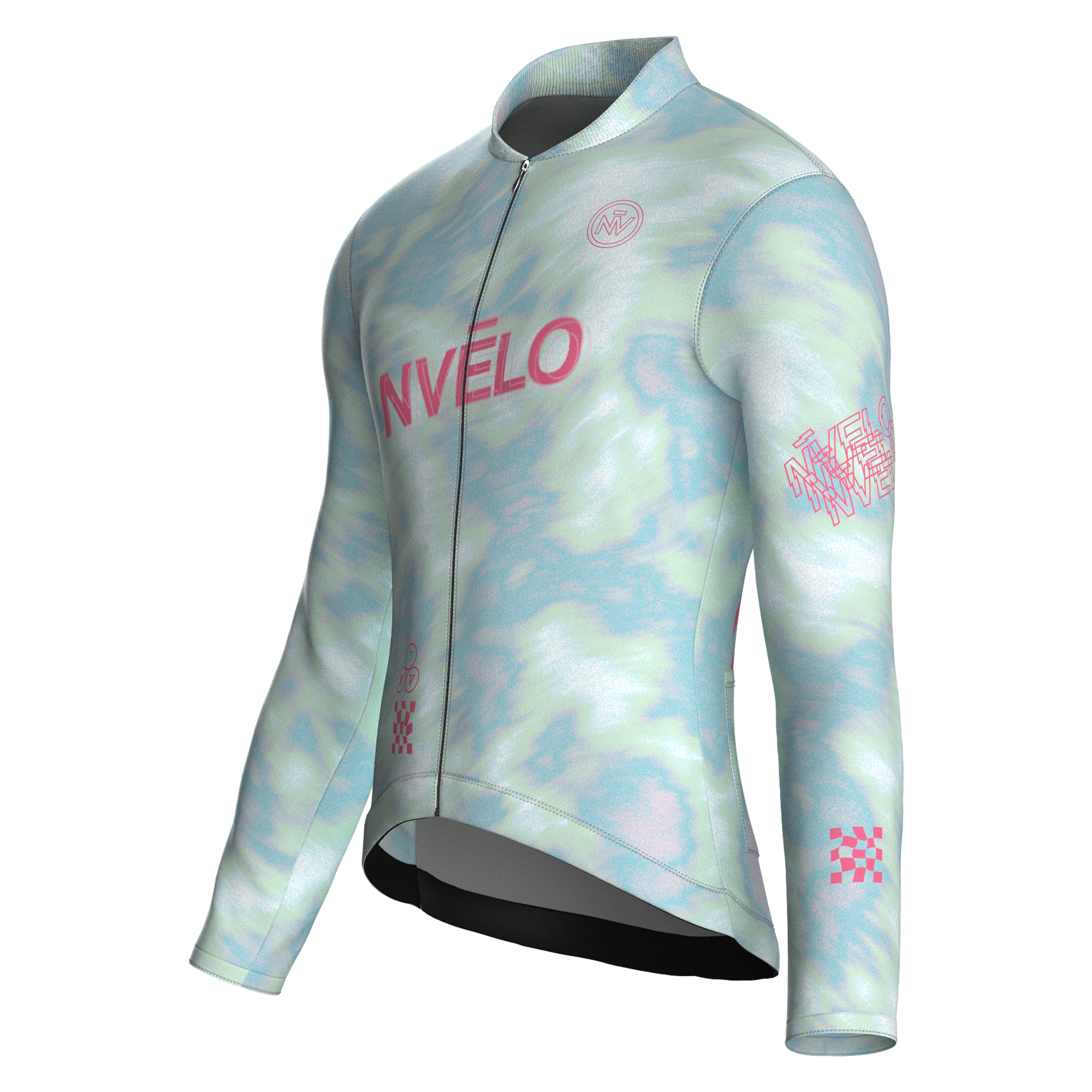 Maglia a maniche lunghe menta boreale