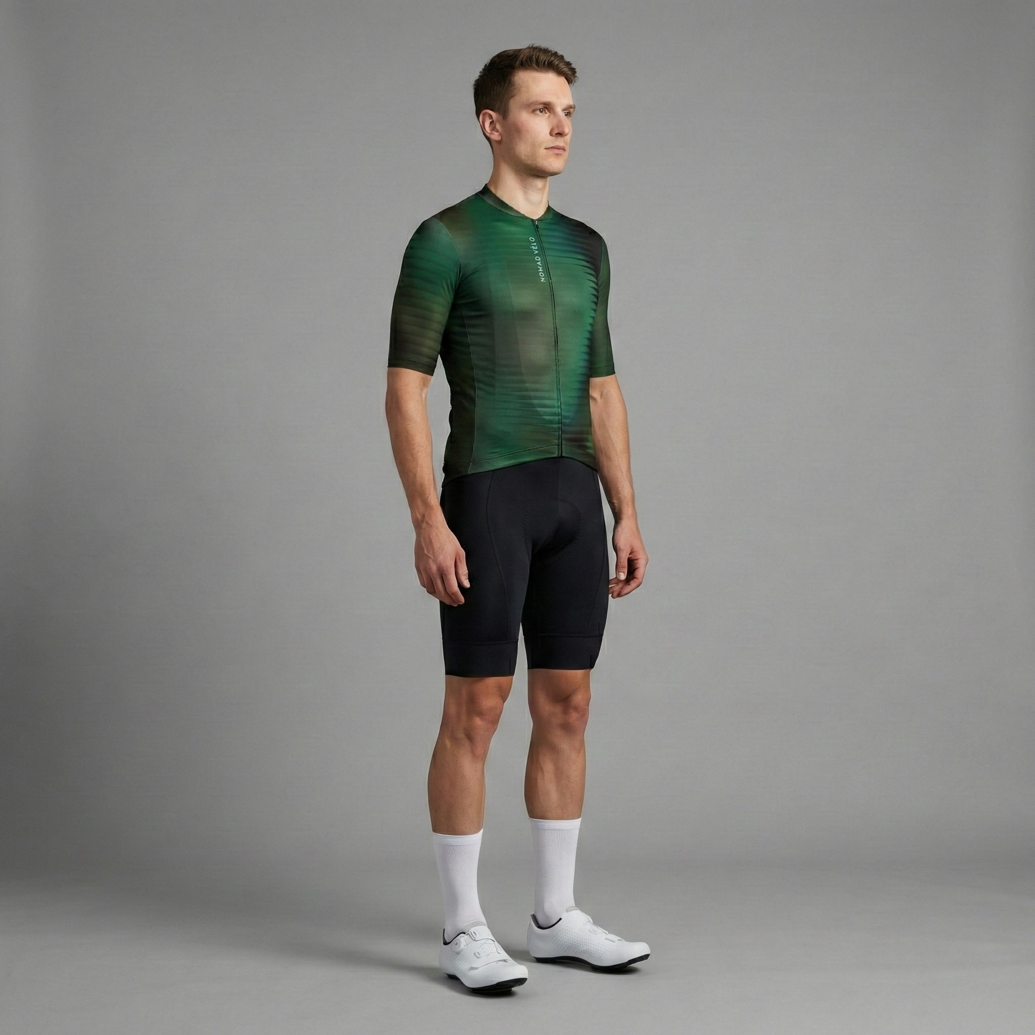 Maglia da ciclismo Green Fractal Aero - Maglia Green Fractal