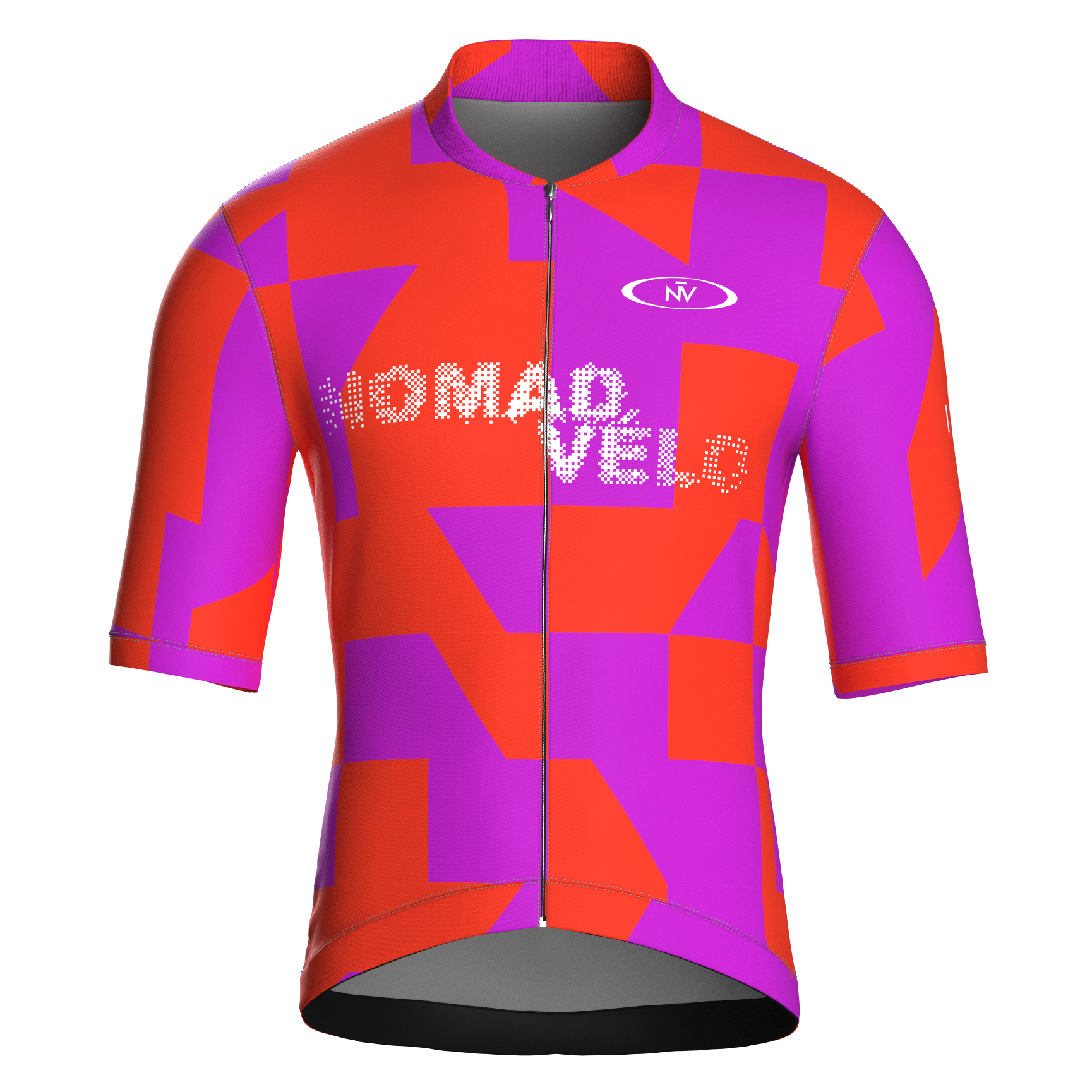 Maglia a maniche corte Vector rosa | Nomad Vélo