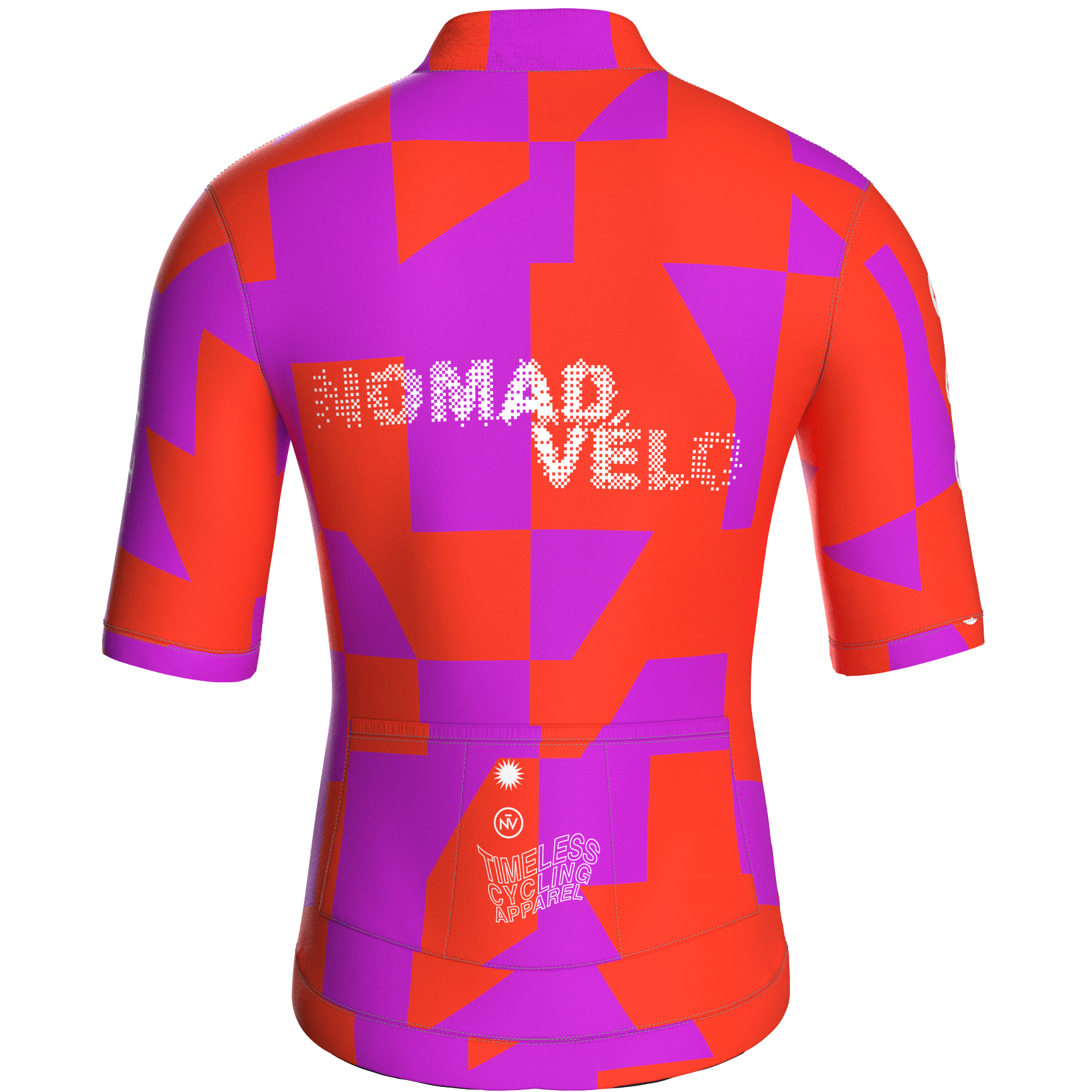 Maglia a maniche corte Vector rosa | Nomad Vélo