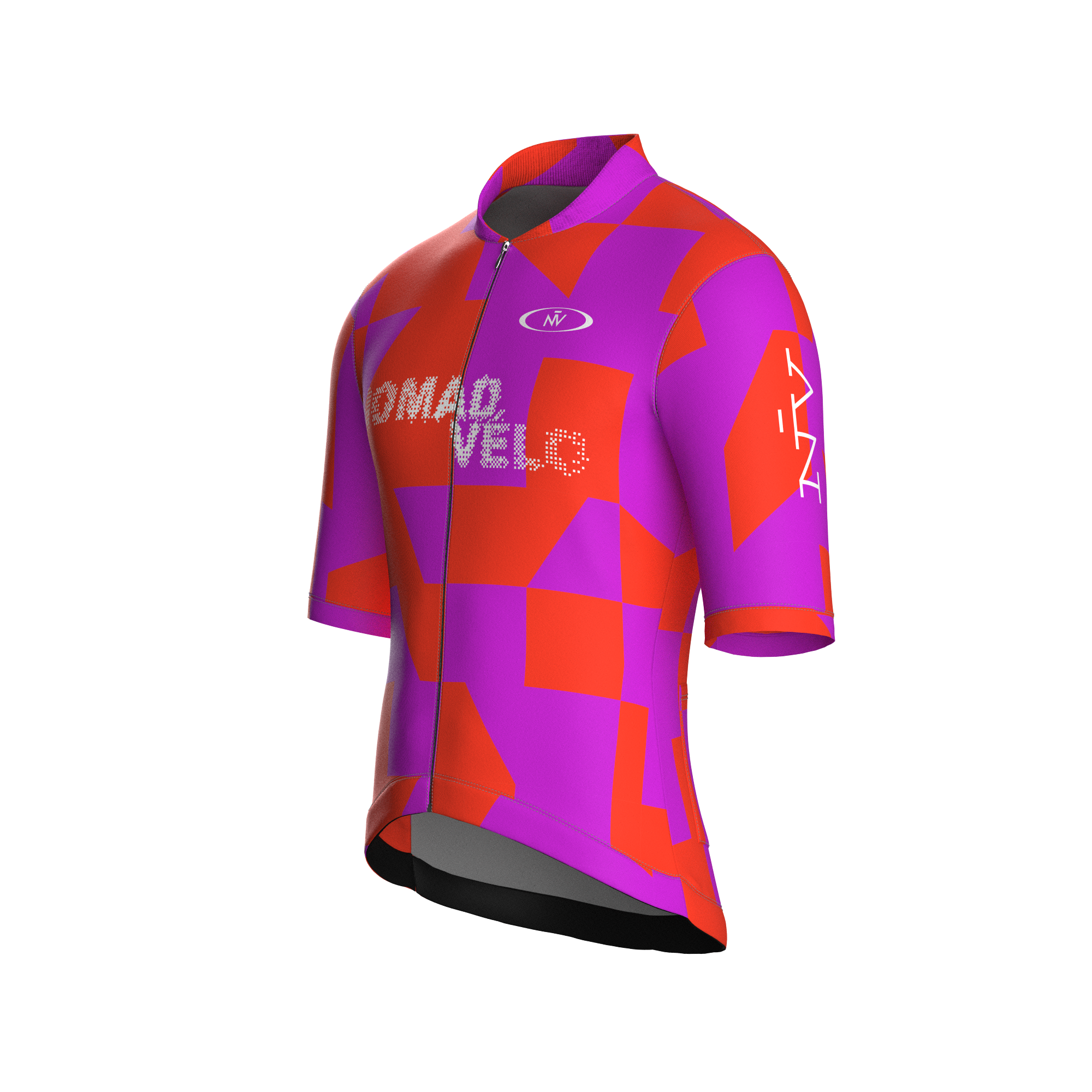 Maglia a maniche corte Vector rosa | Nomad Vélo