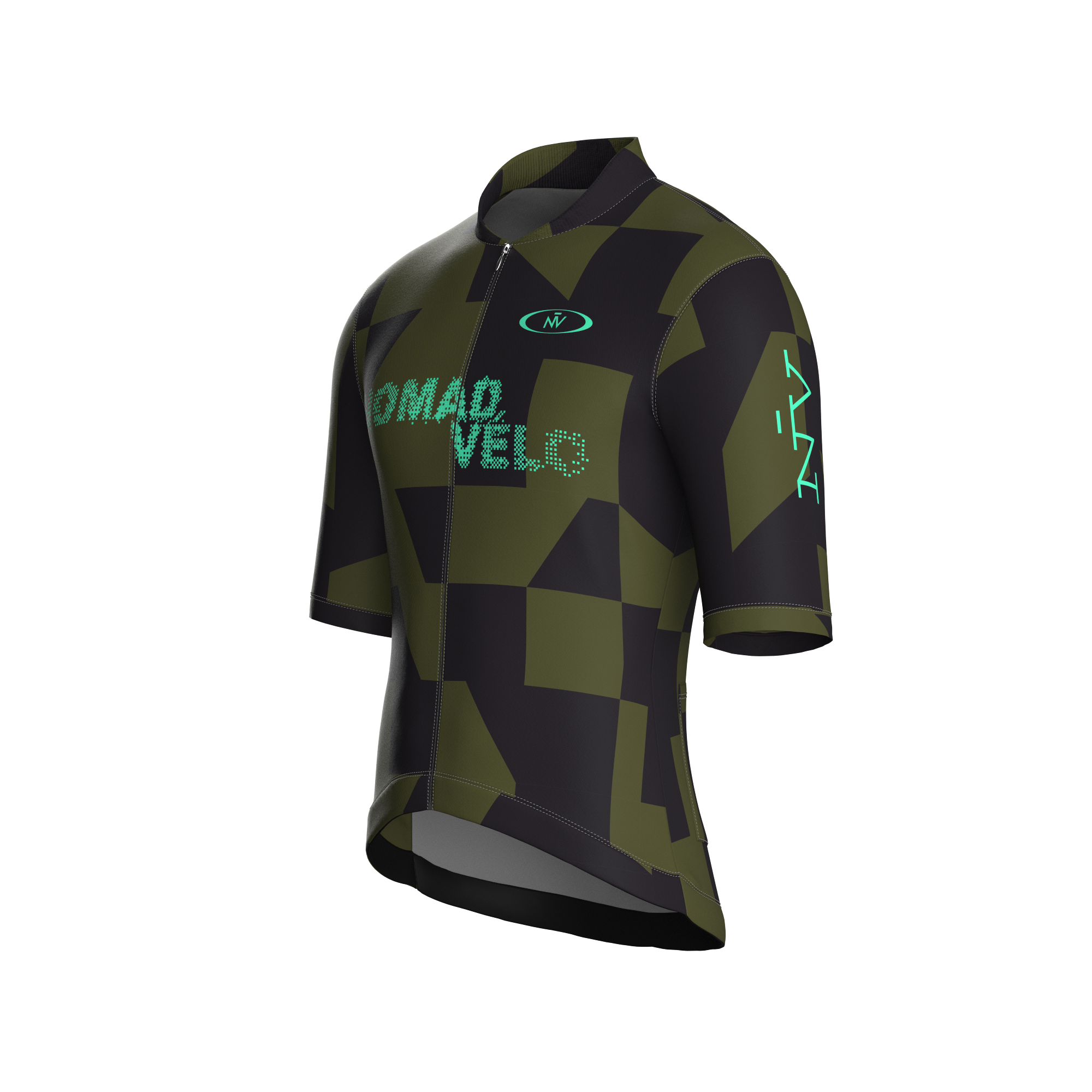 Maglia a maniche corte Vector grigia | Nomad Vélo