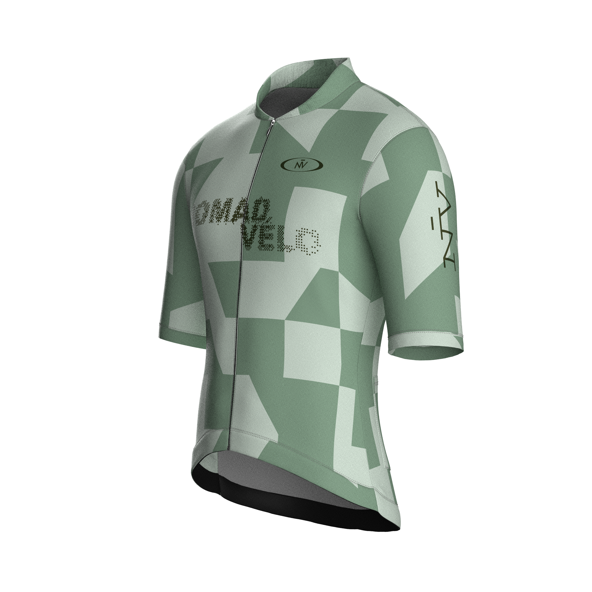 Maglia a maniche corte verde Vector | Nomad Vélo