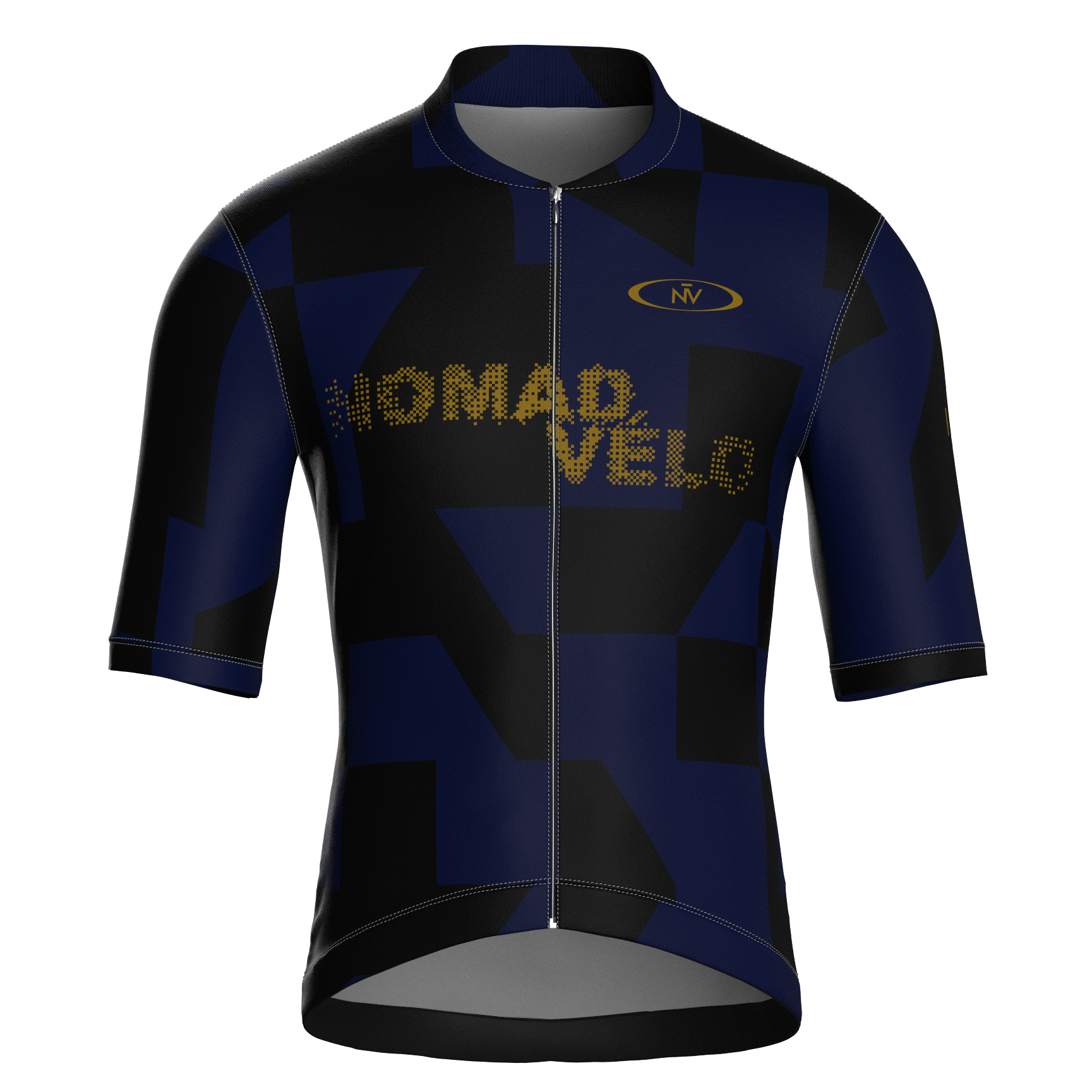 Maglia a maniche corte Vector nera | Nomad Vélo