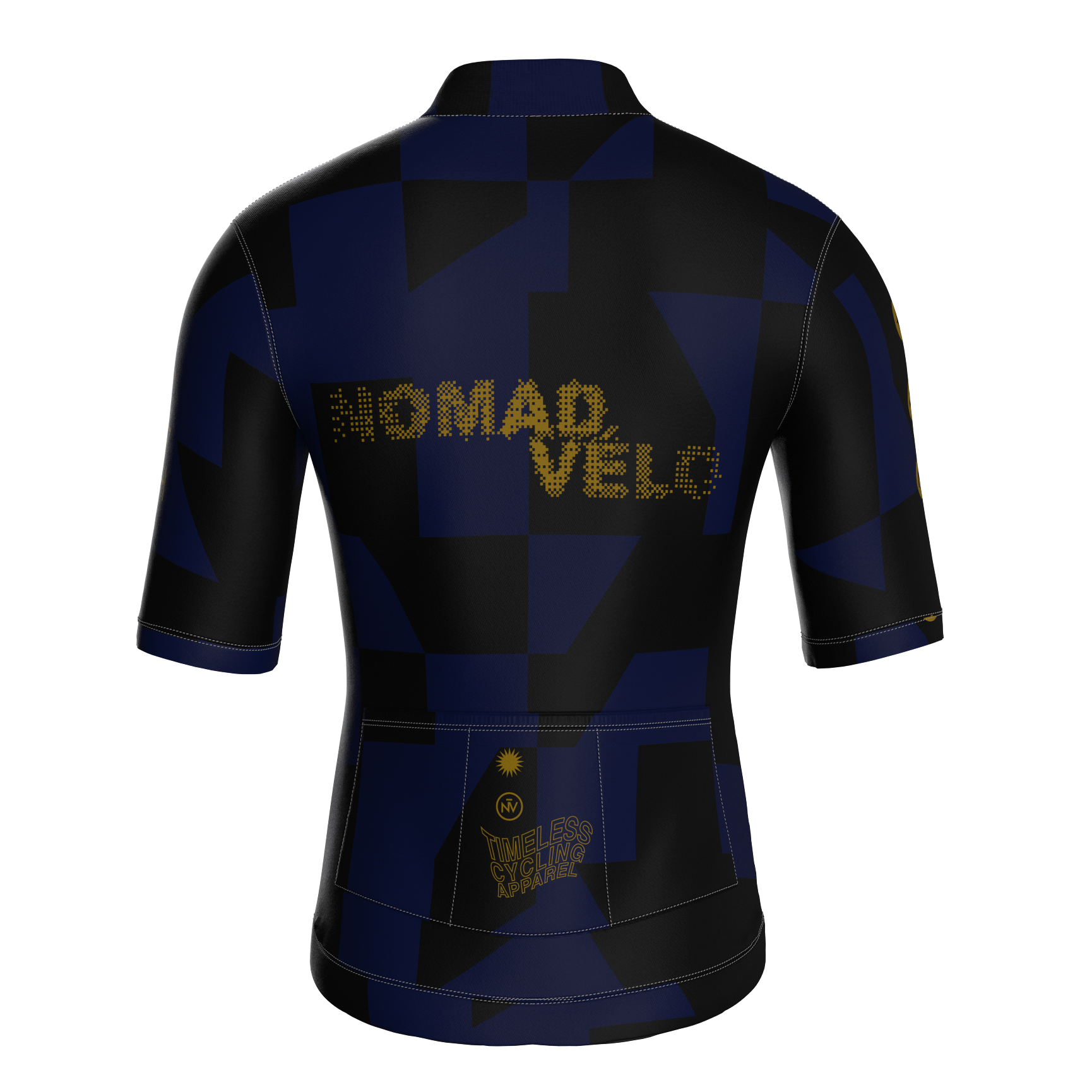Maglia a maniche corte Vector nera | Nomad Vélo