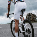 Pantaloncini con bretelle Nomad bianchi