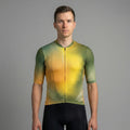 Maglia da ciclismo Fractal Aero di colore giallo