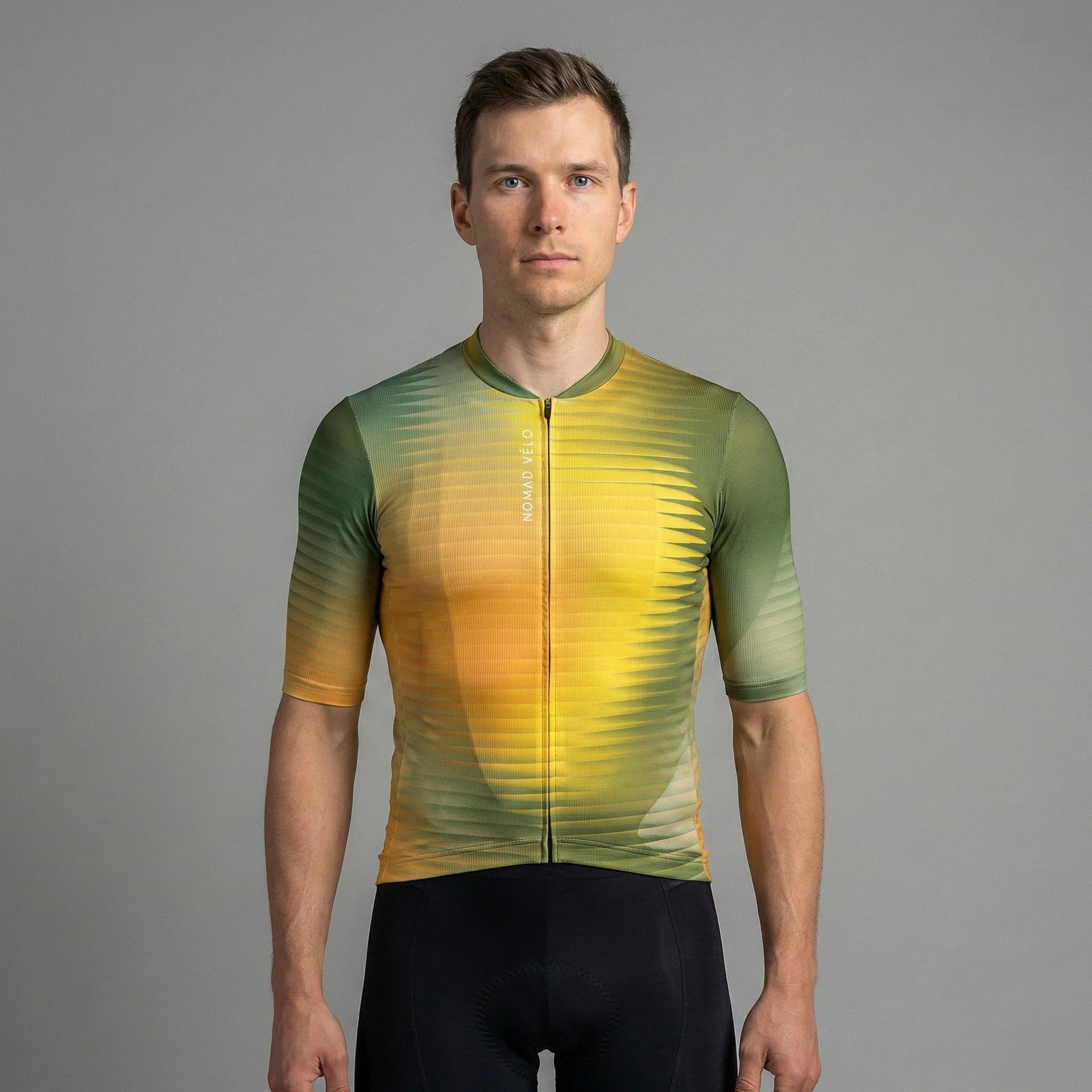 Maglia da ciclismo Fractal Aero di colore giallo