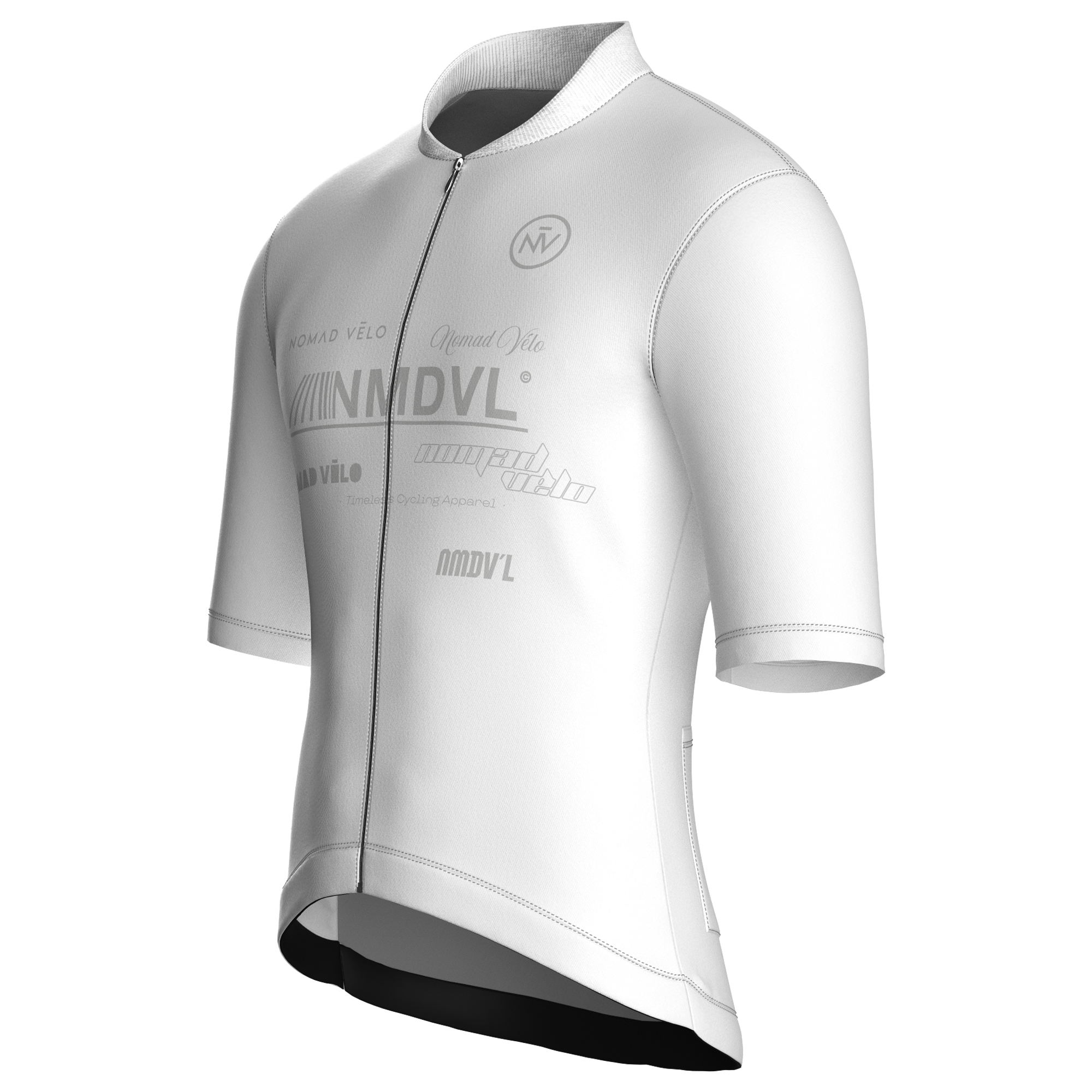 Maglia Element bianca a maniche corte | Nomad Vélo