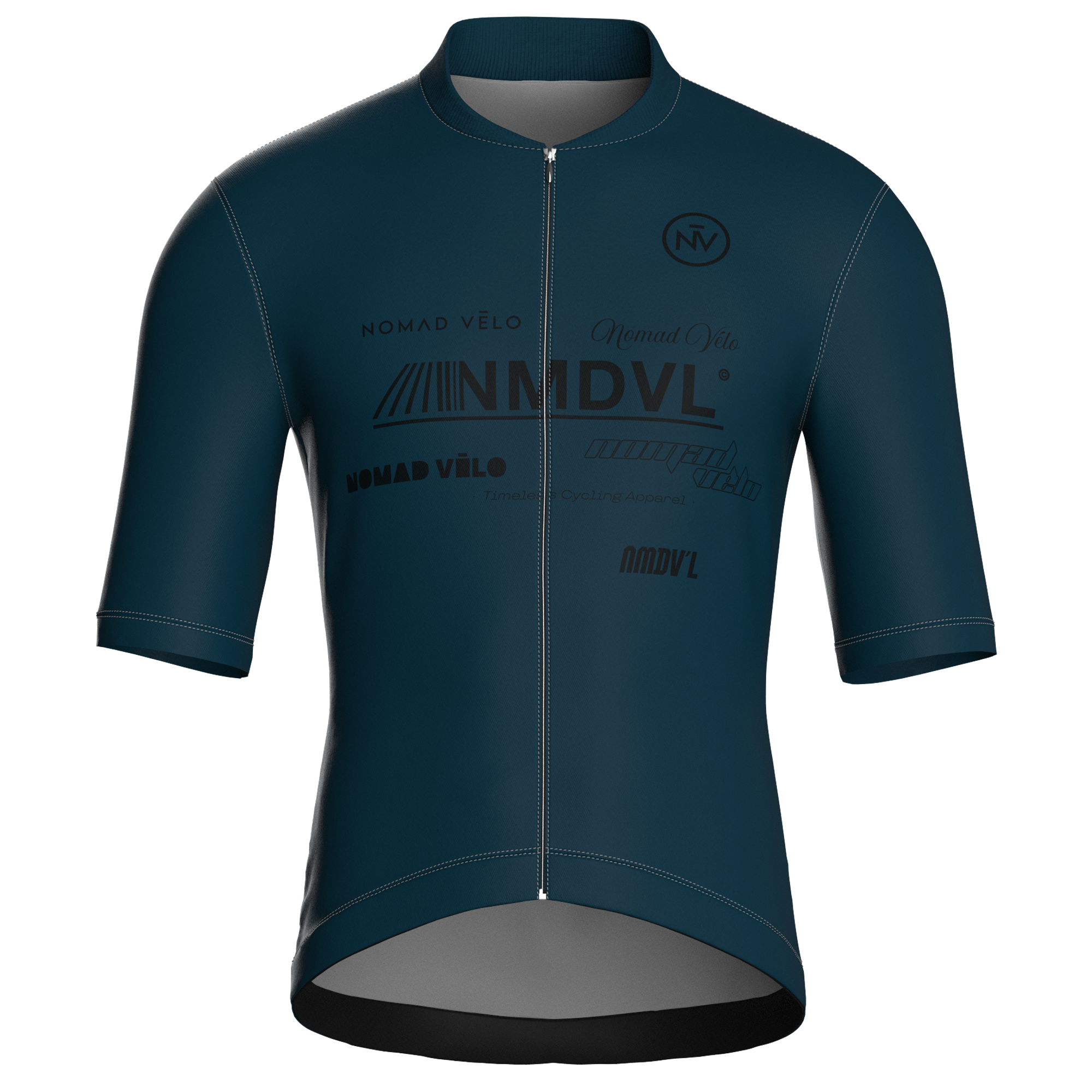 Maglia a maniche corte Element blu scuro | Nomad Velo