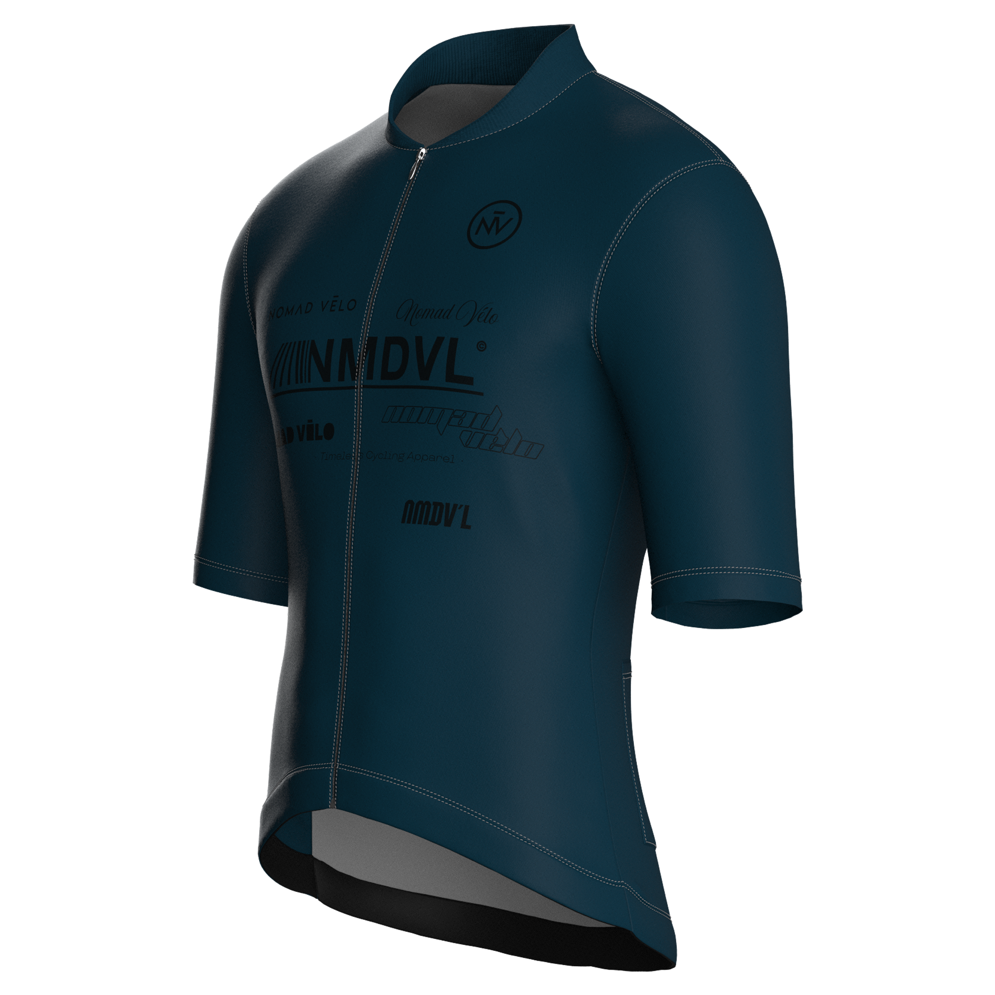 Maglia a maniche corte Element blu scuro | Nomad Velo