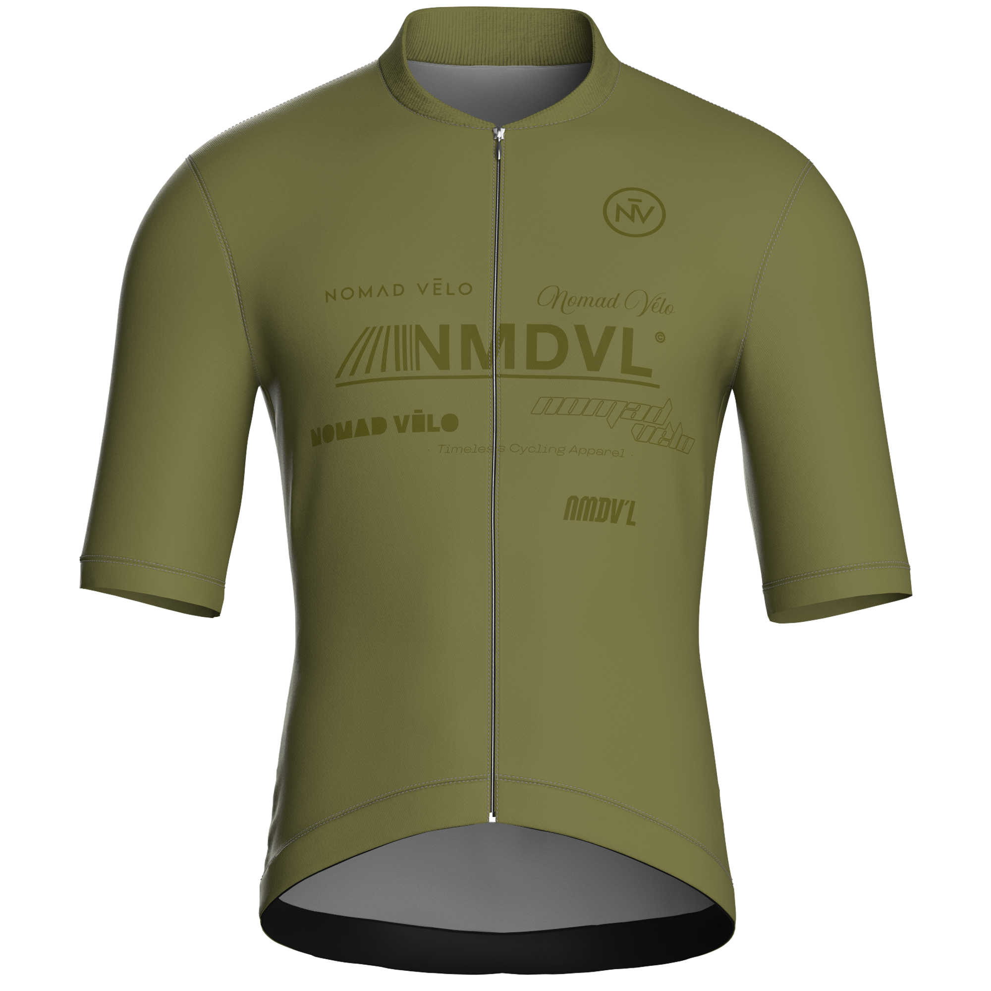 Maglia a maniche corte Element oliva | Nomad Velo