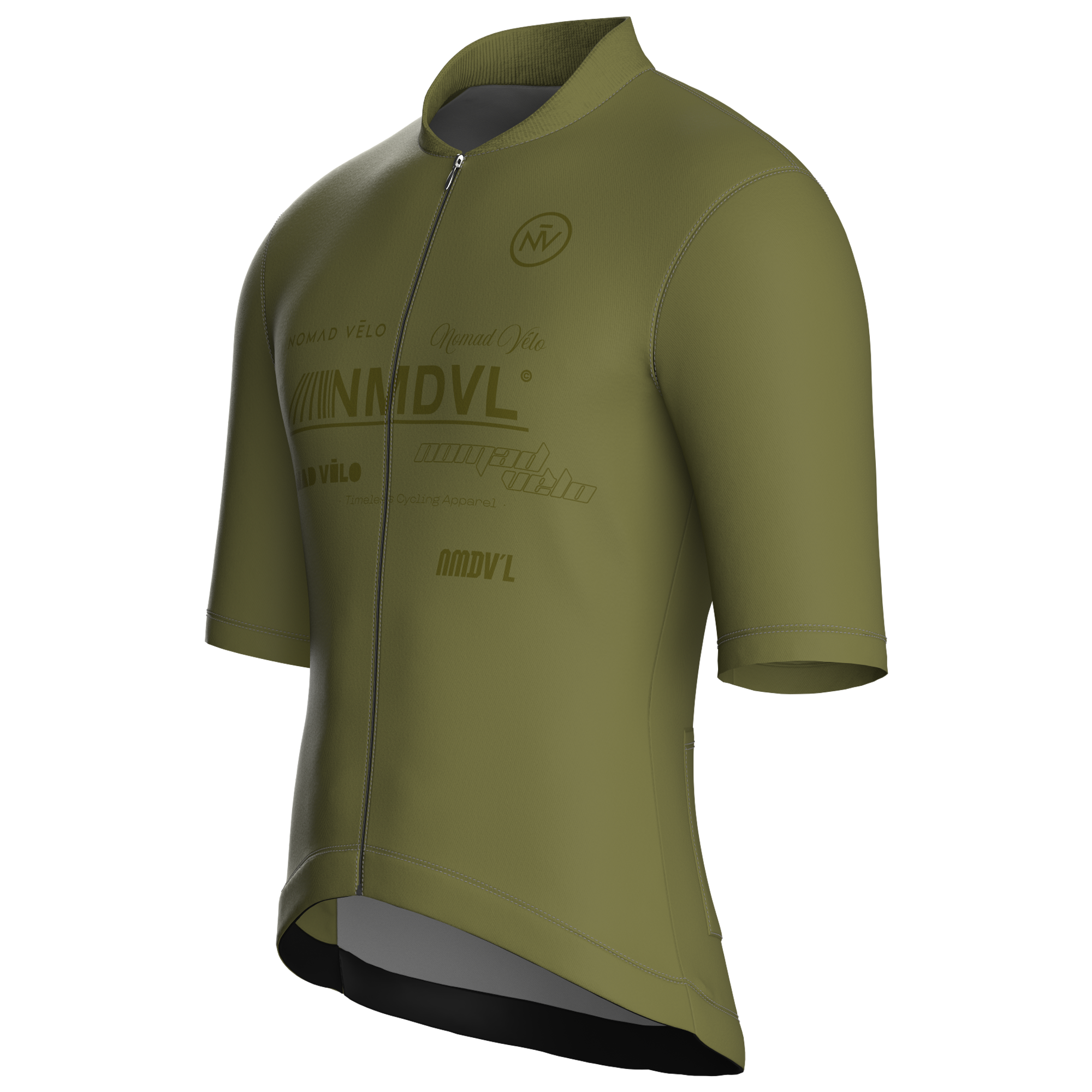 Maglia a maniche corte Element oliva | Nomad Velo