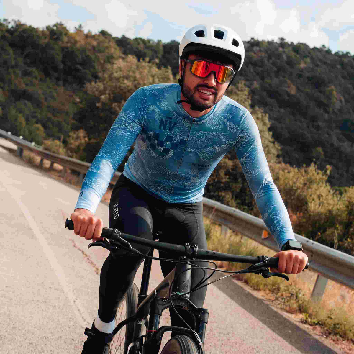 Maglia a maniche lunghe Race Glacier